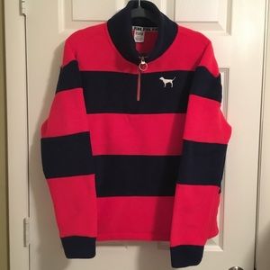 VS PINK half zip fleece❤️